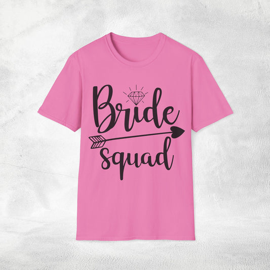 Women's T-Shirt bride squad bachelorette party