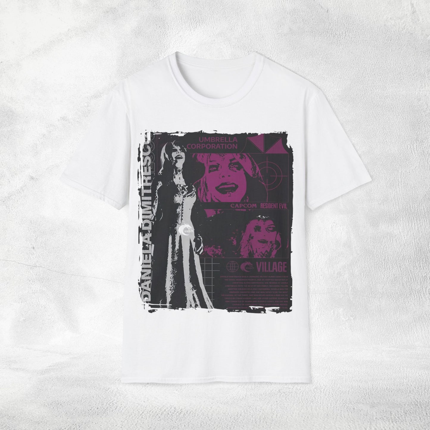 Unisex gaming shirt Resident Evil Daniela Dimitresco