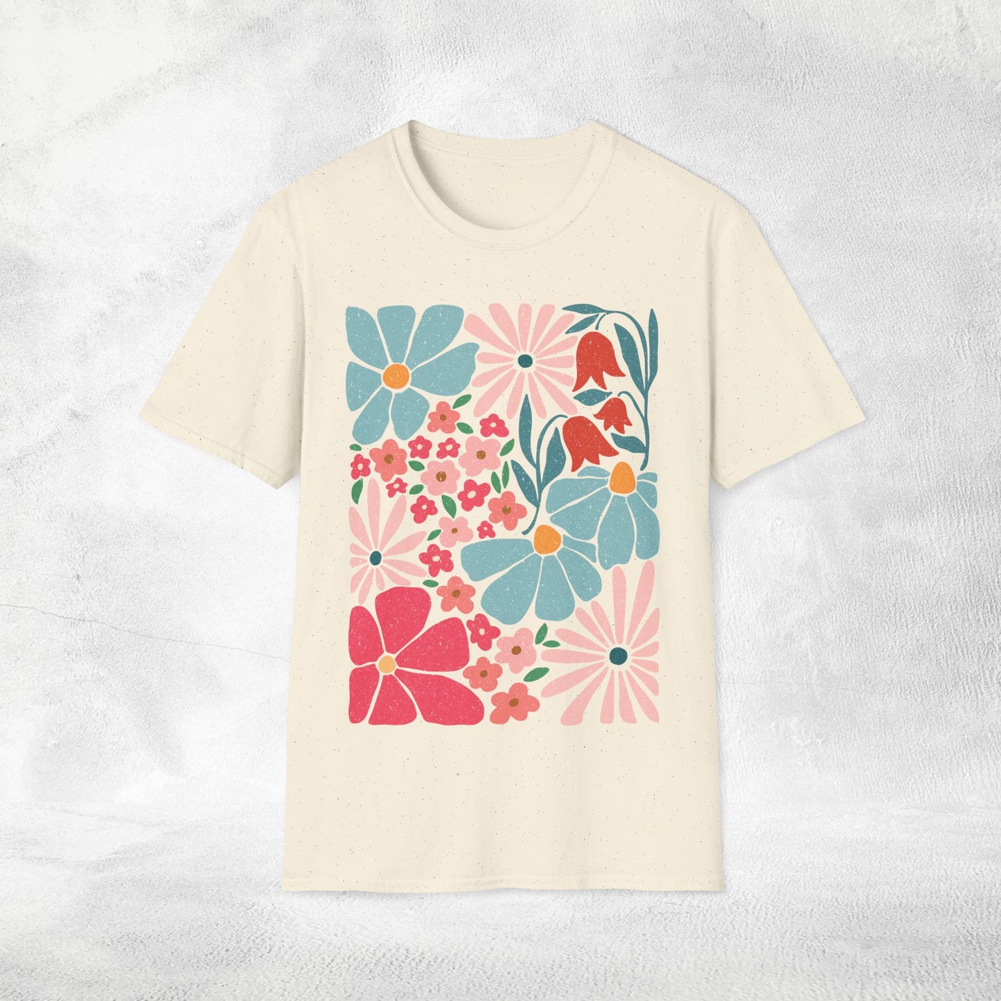 Womens shirt Dänische Blumen