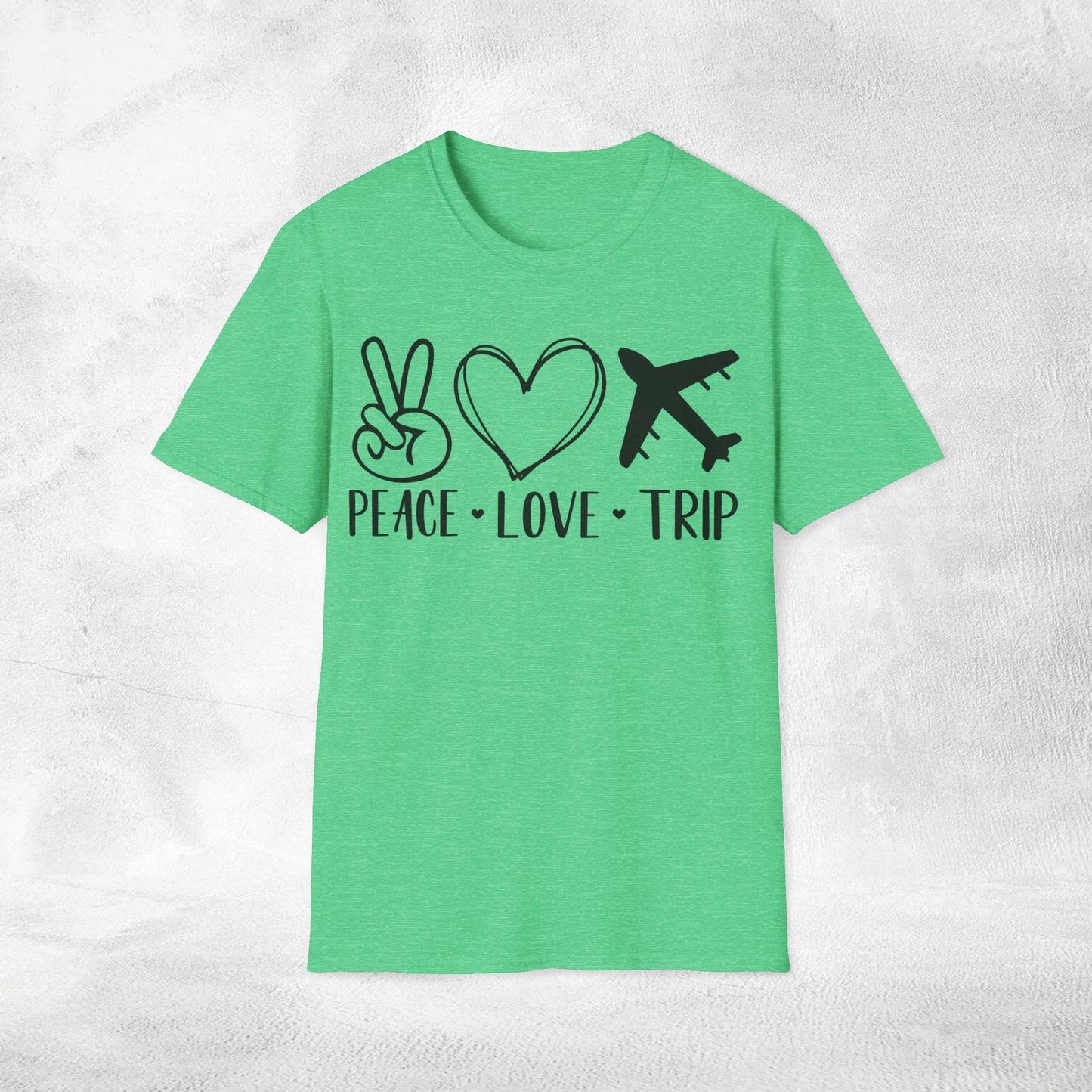 womens shirt peace love trip