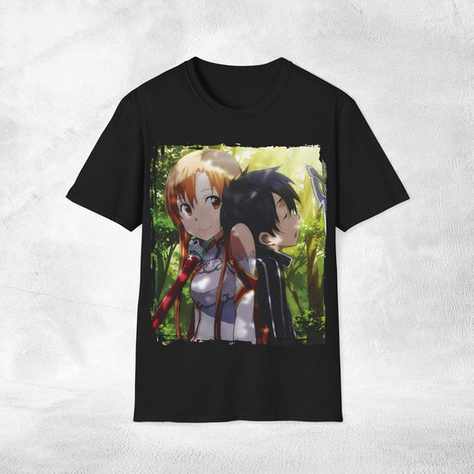 Unisex anime shirt Kazuto Kirigaya / Kirito and Asuna Yuuki