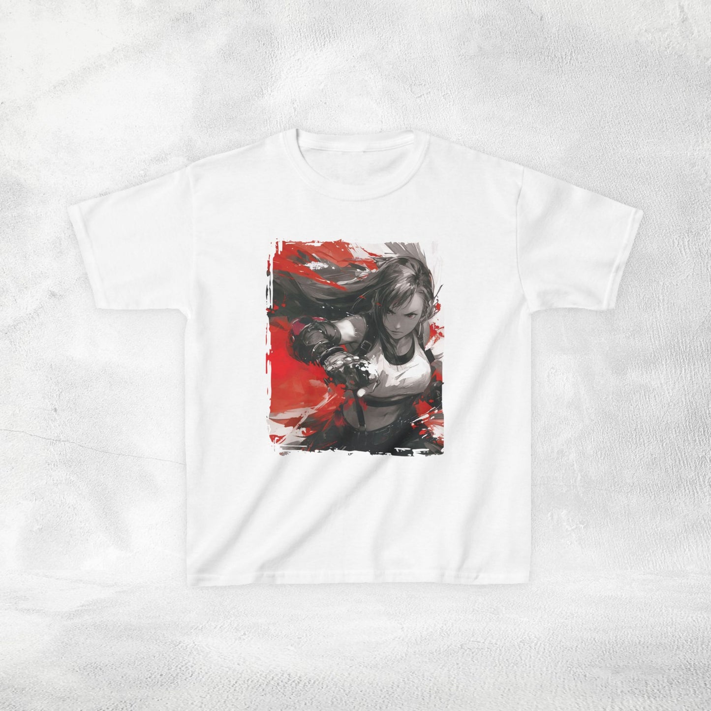 Kids gaming shirt Final Fantasy Tifa Lockhart