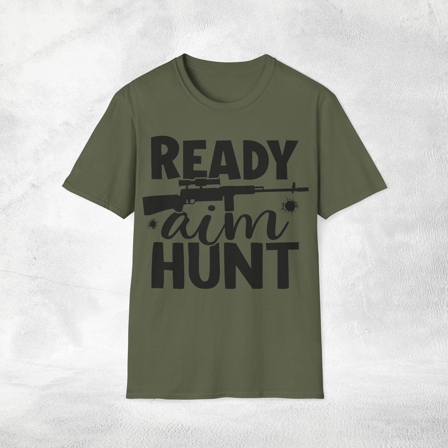 Unisex hunting shirt ready aim hunt