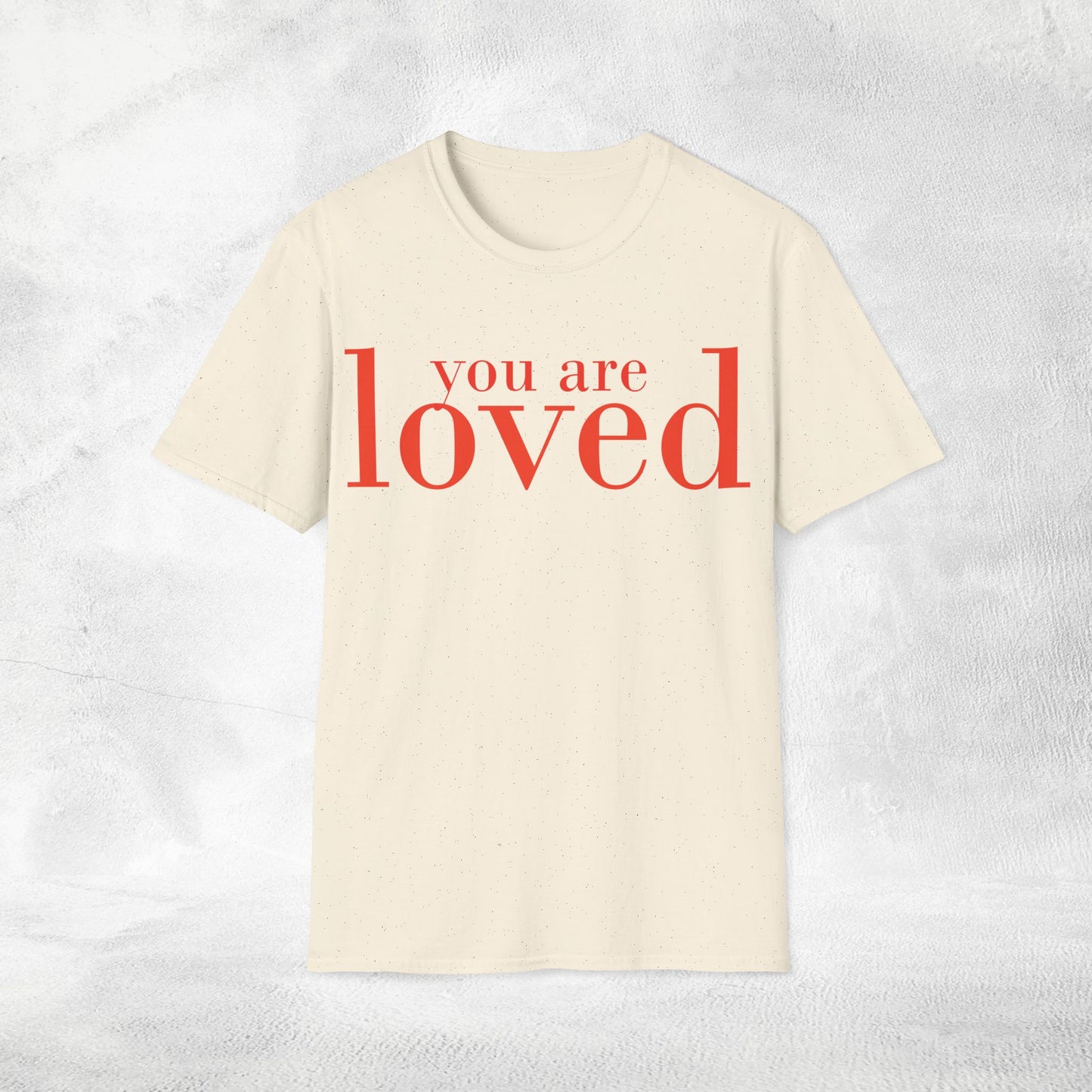 Women's Slogan T-shirt you are loved