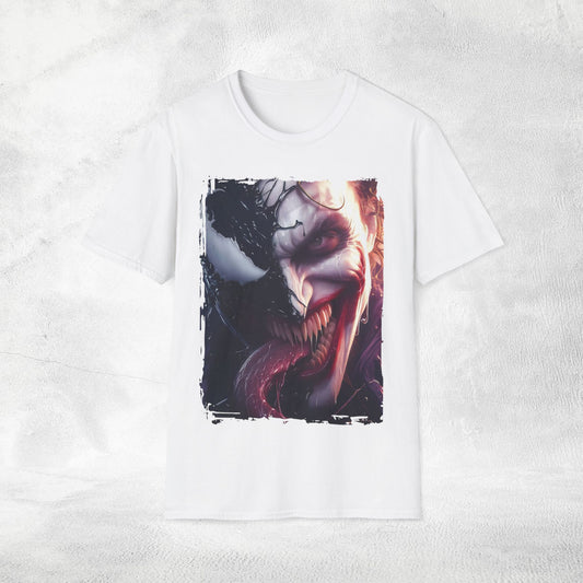 Unisex movie shirt Venom / Joker Crossover