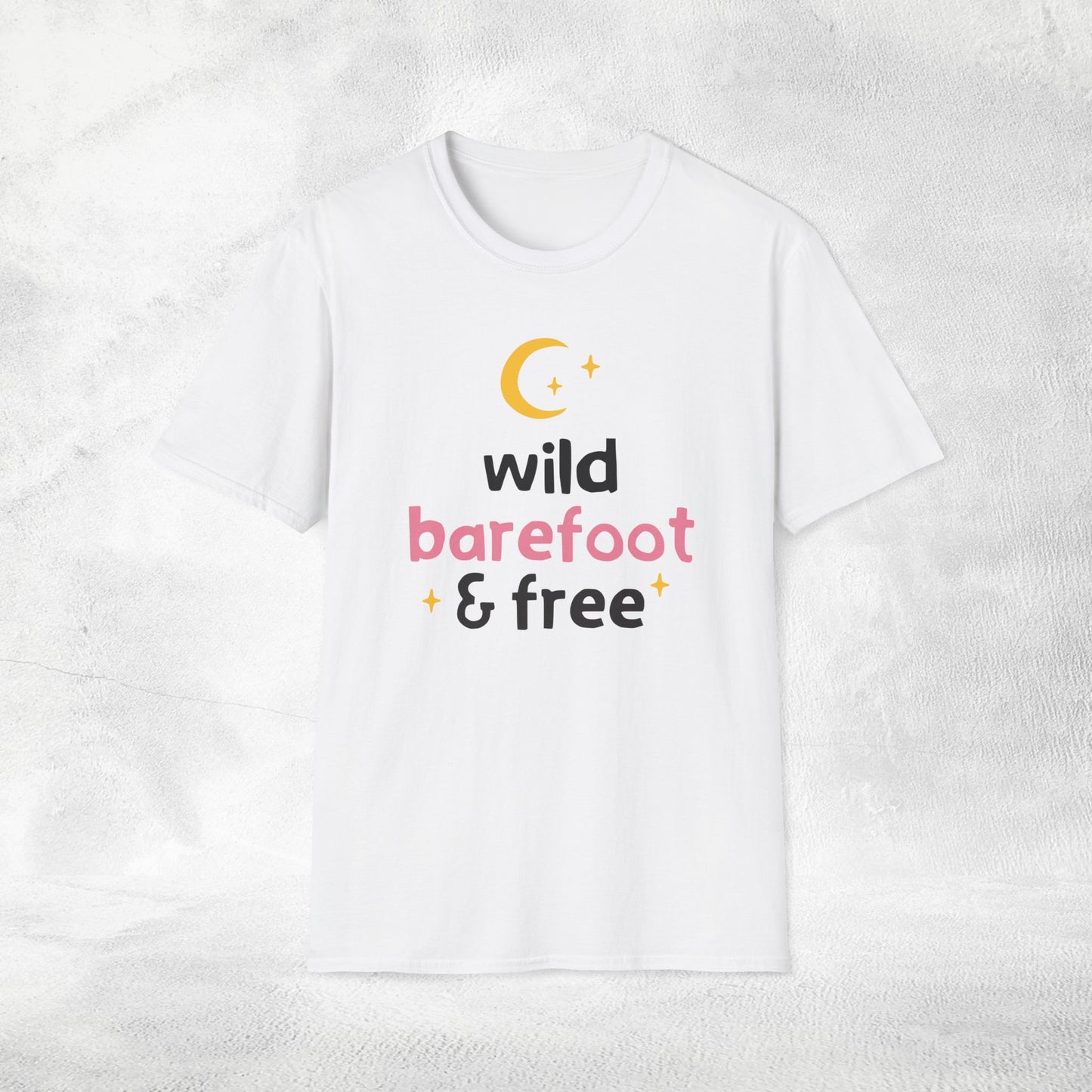 Women's yoga shirt wild barefoot &amp; free