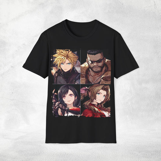 Unisex gaming shirt FF7 All Stars