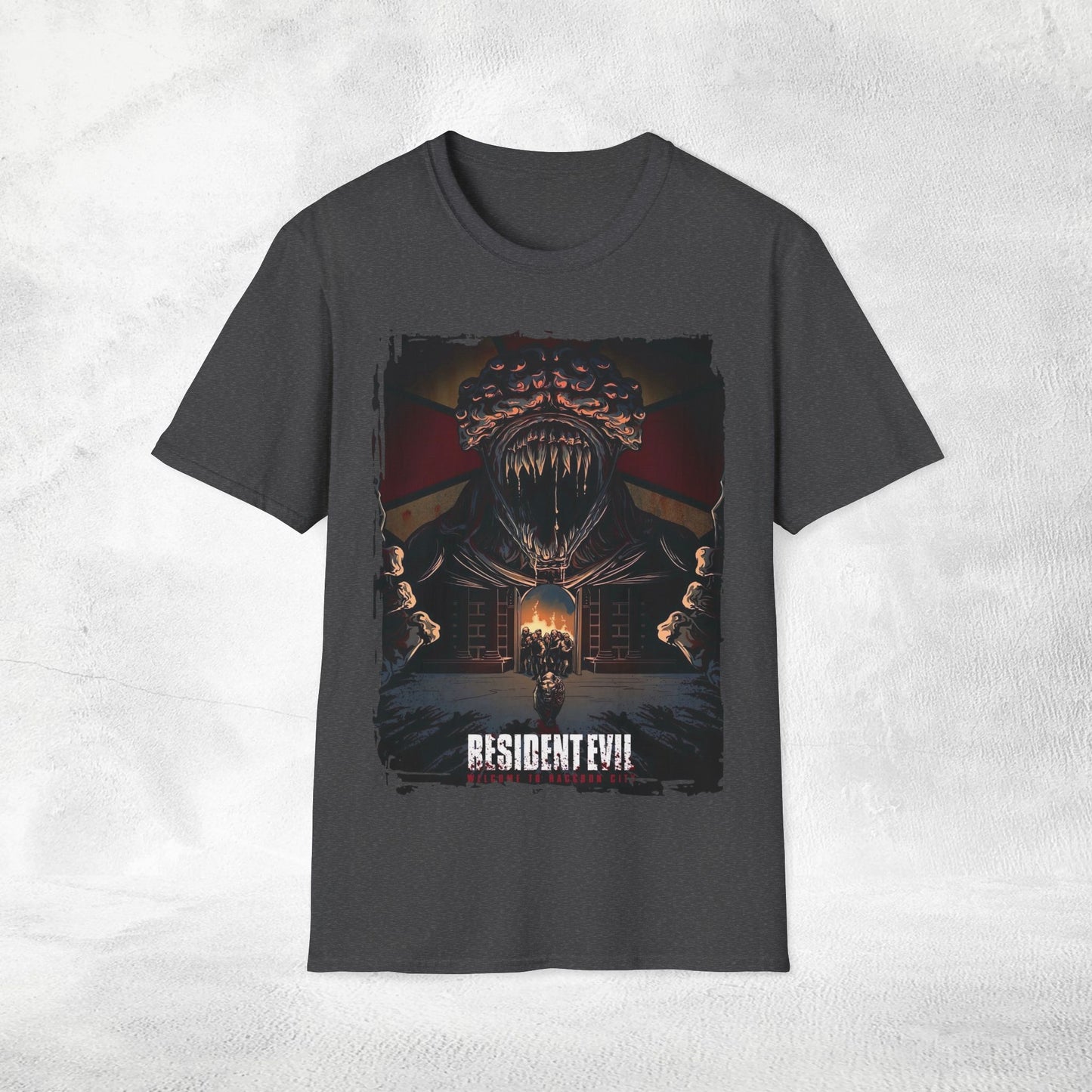 Unisex gaming shirt Resident Evil welcome to Raccoon City