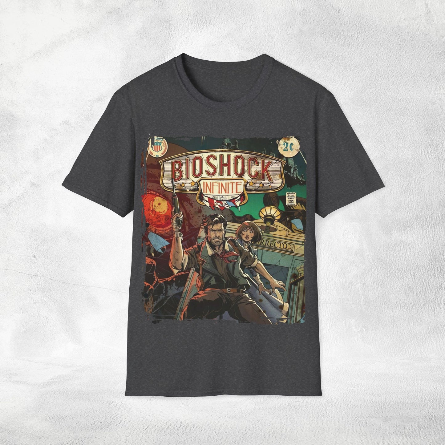 Unisex gaming shirt Bioshock Infinite