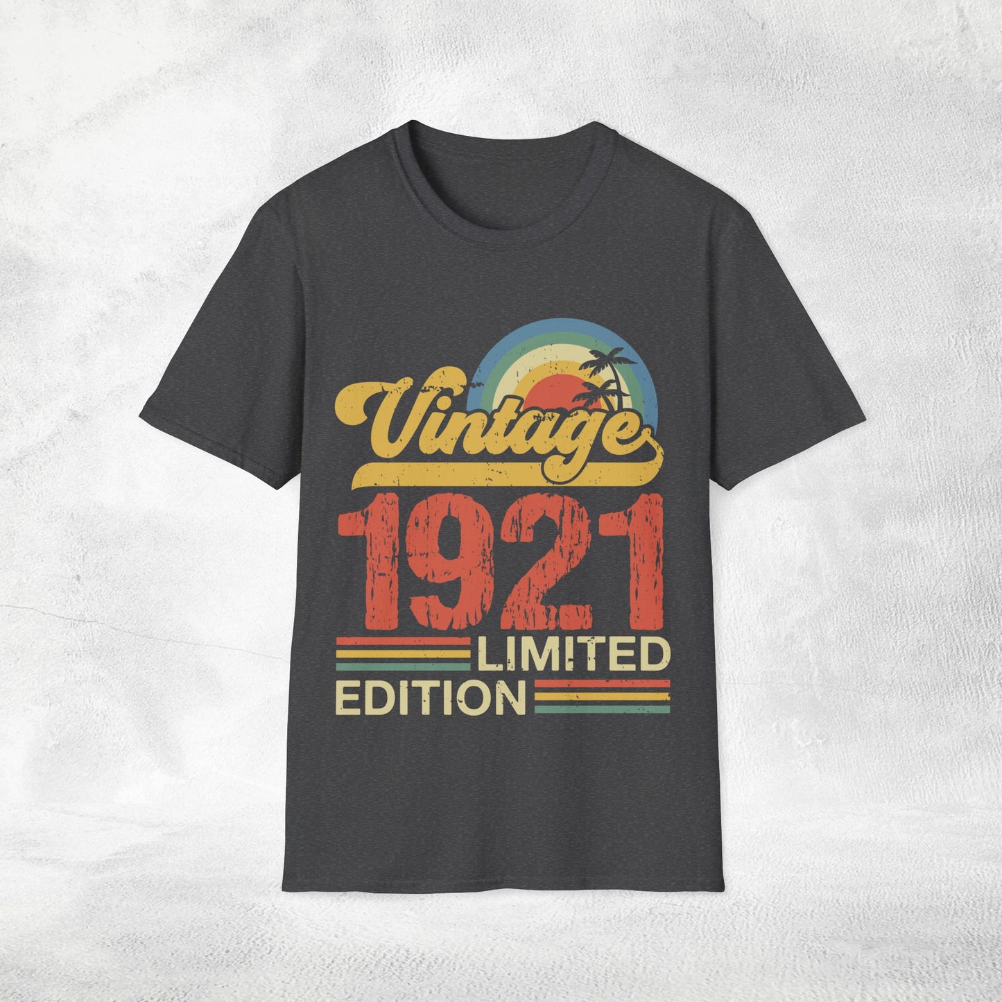 Unisex year of birth shirt 1921