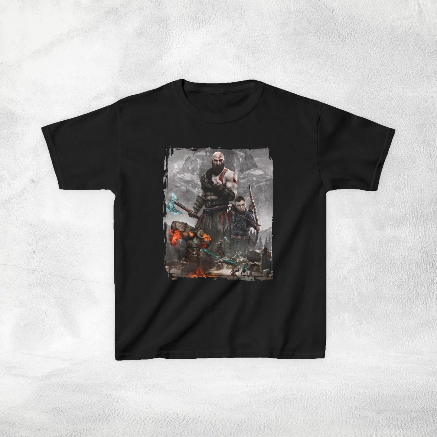 Kids gaming shirt Kratos