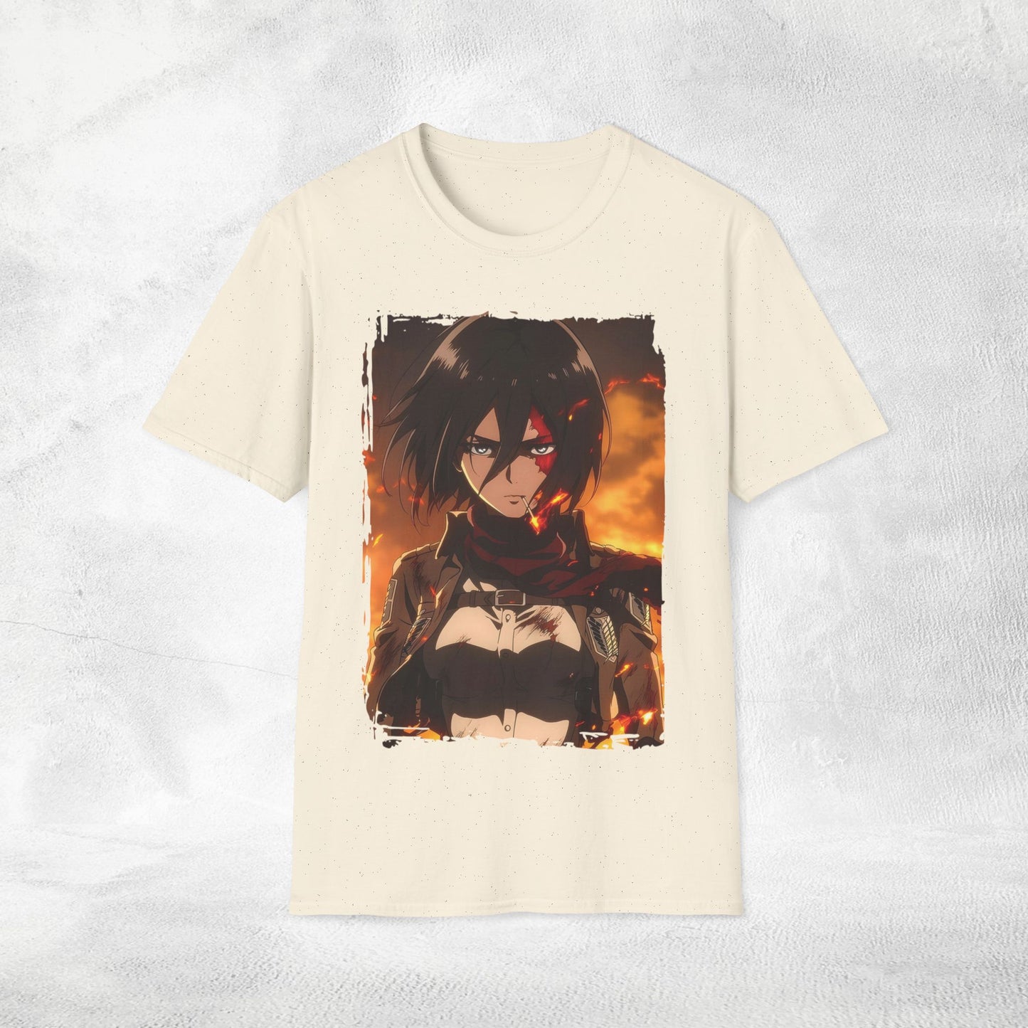Unisex anime shirt Mikasa Ackerman