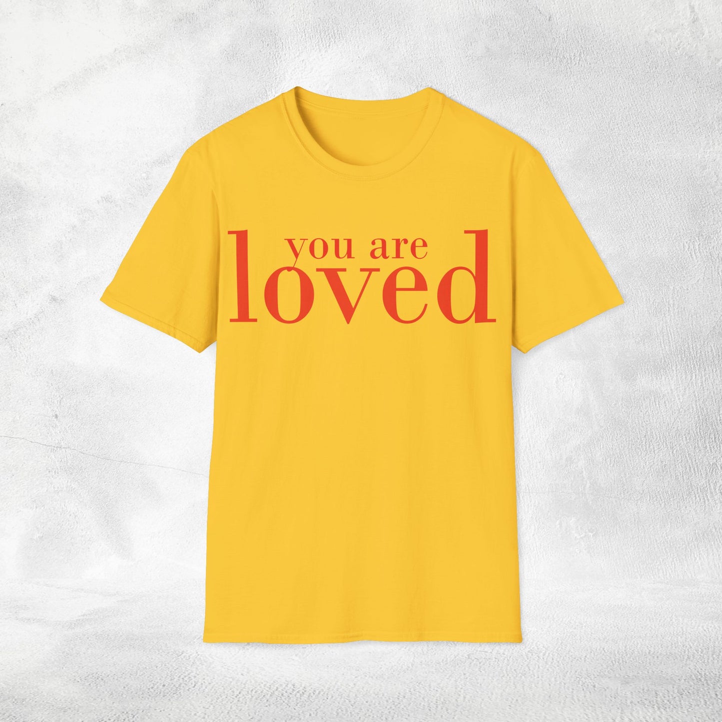 Women's Slogan T-shirt you are loved