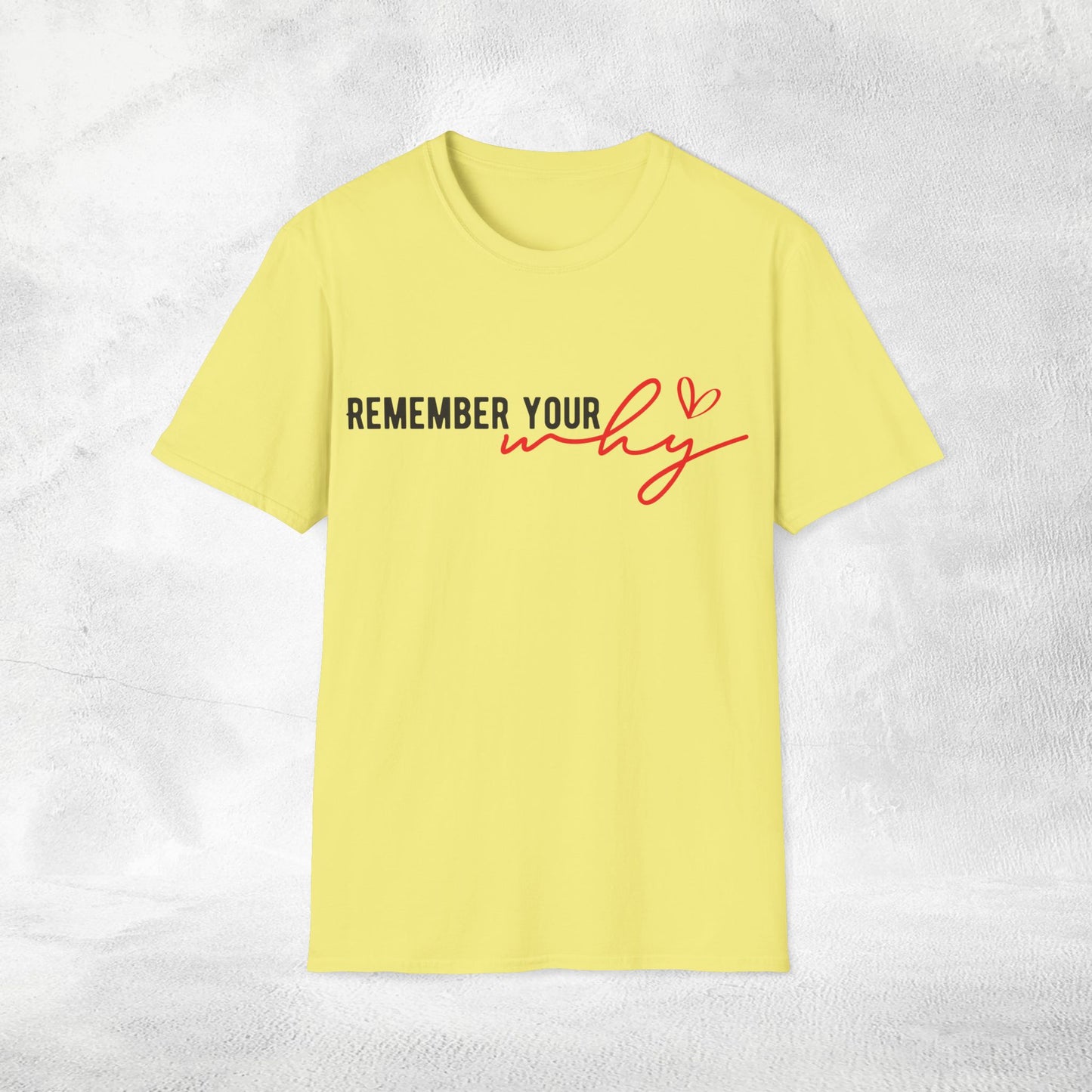 Women's Slogan T-shirt remember your why