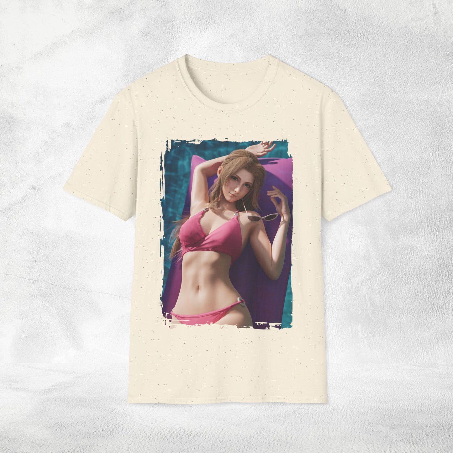 Unisex Gaming shirt Final Fantasy Aerith Gainsborough swimsuit