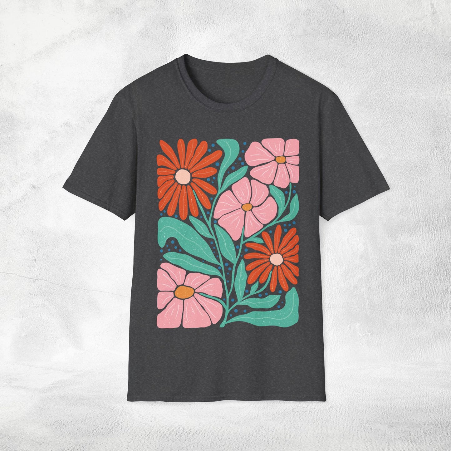 Womens shirt Dänische Blumen