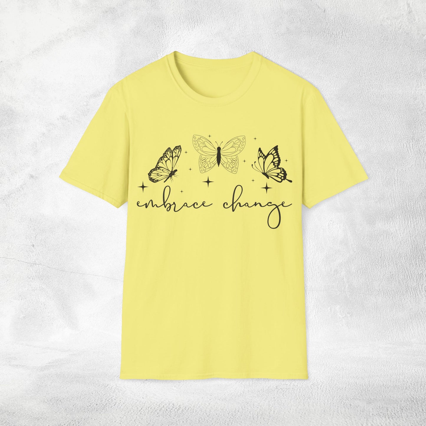 Women's Slogan T-shirt embrace change