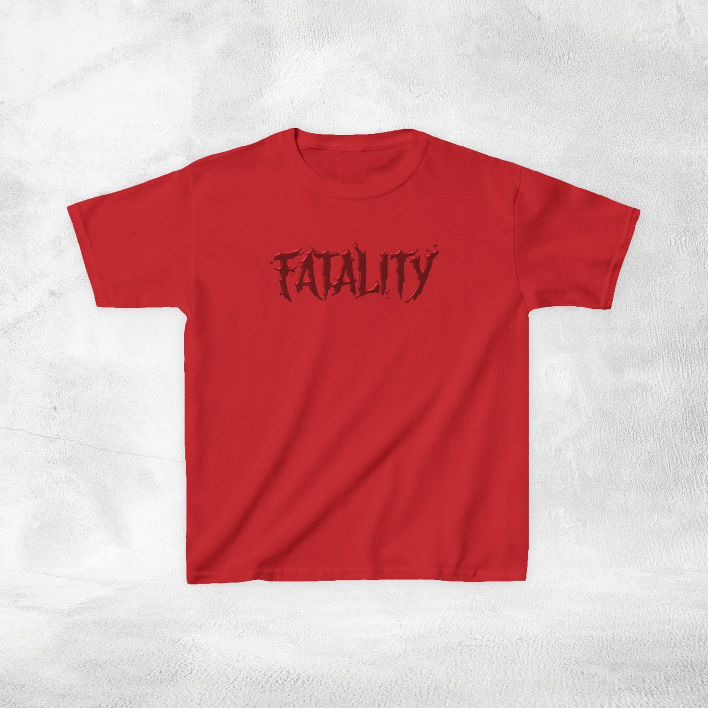 Kids  gaming shirt Mortal Kombat Fatality