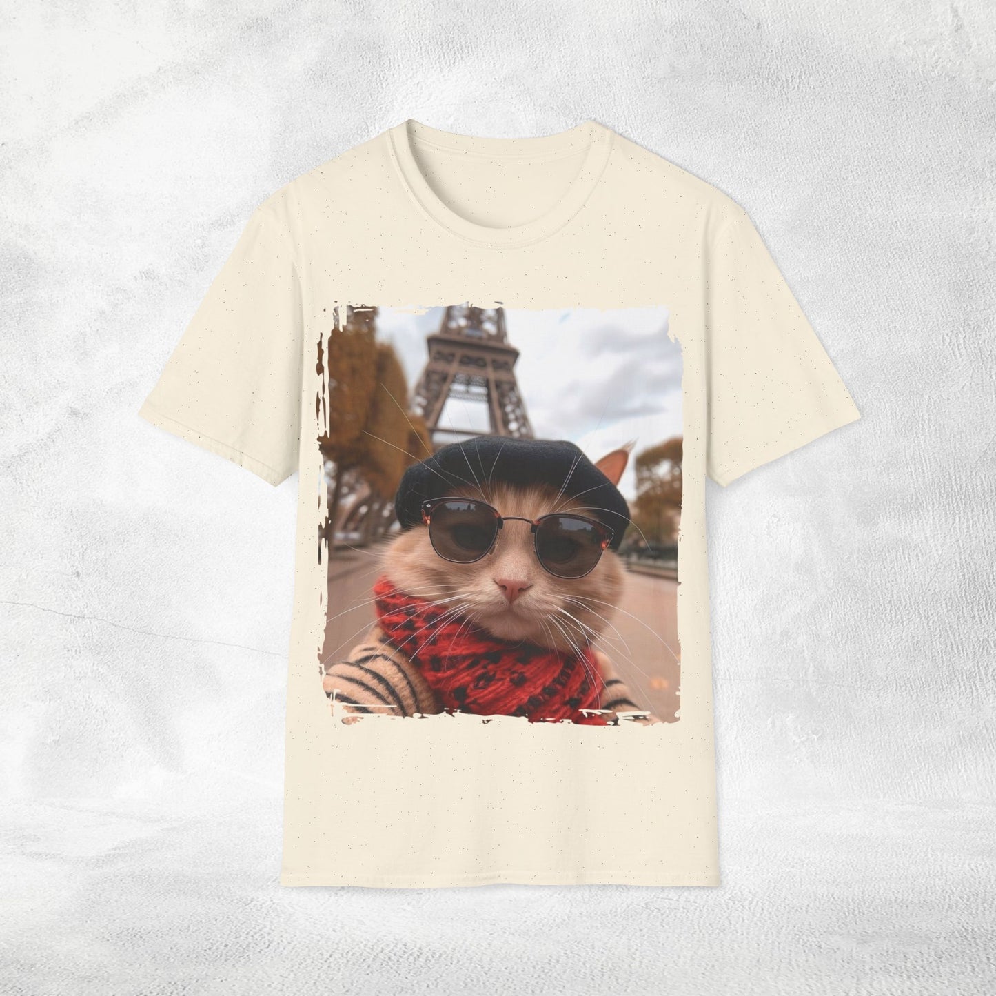 Unisex funny shirt from Paris with love