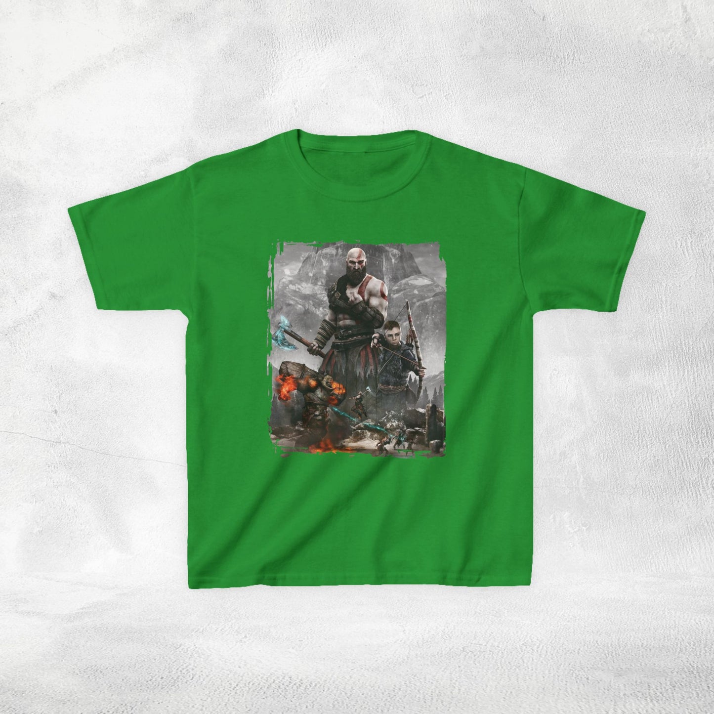Kids gaming shirt Kratos