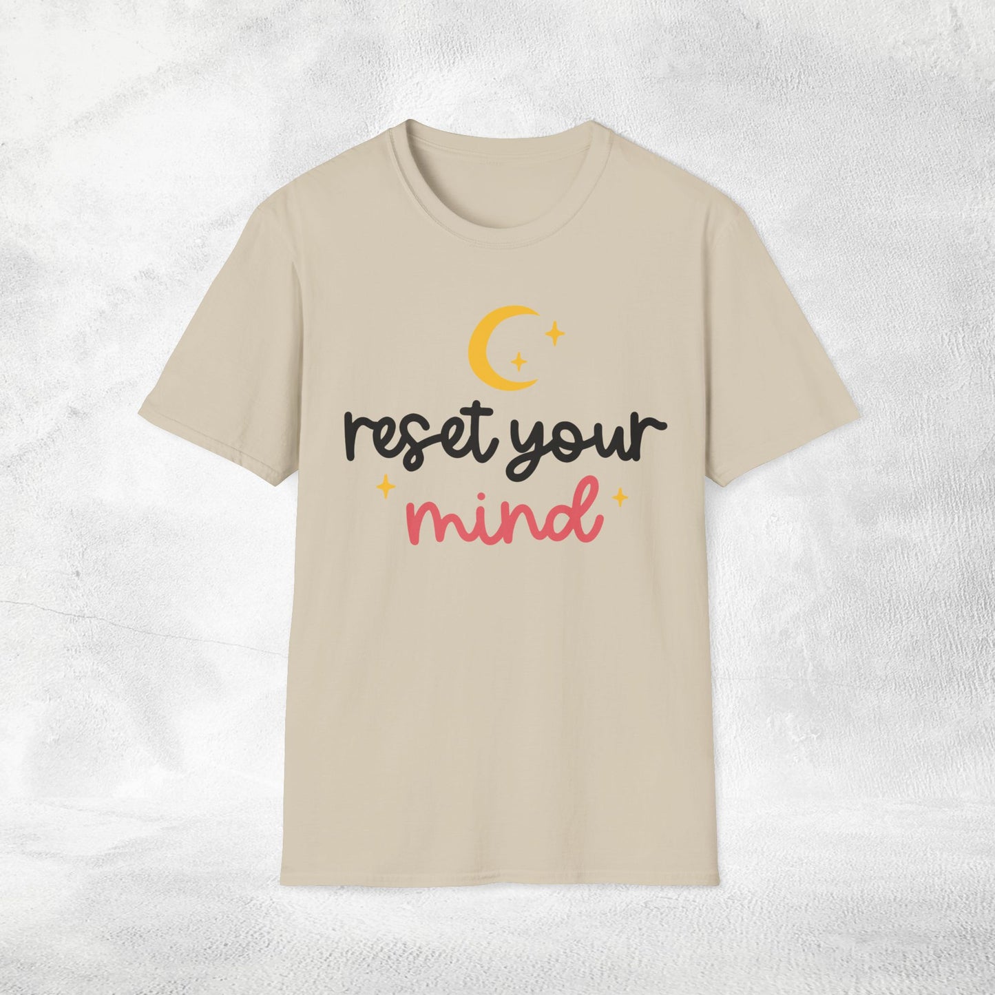 Women's yoga shirt reset your mind