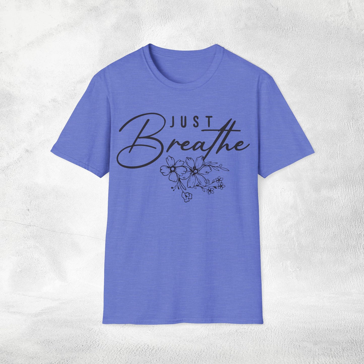 Women's Slogan T-shirt just breathe