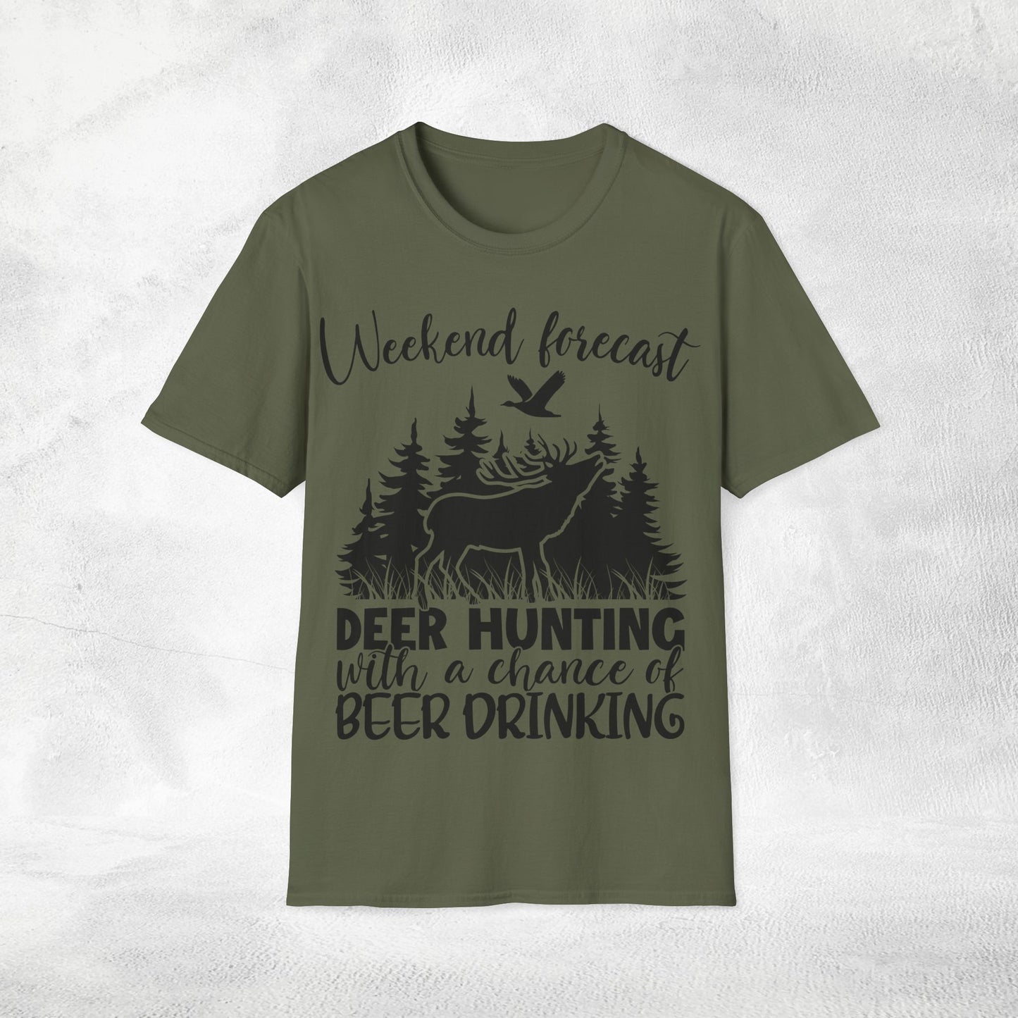 Unisex hunting shirt beer drinking