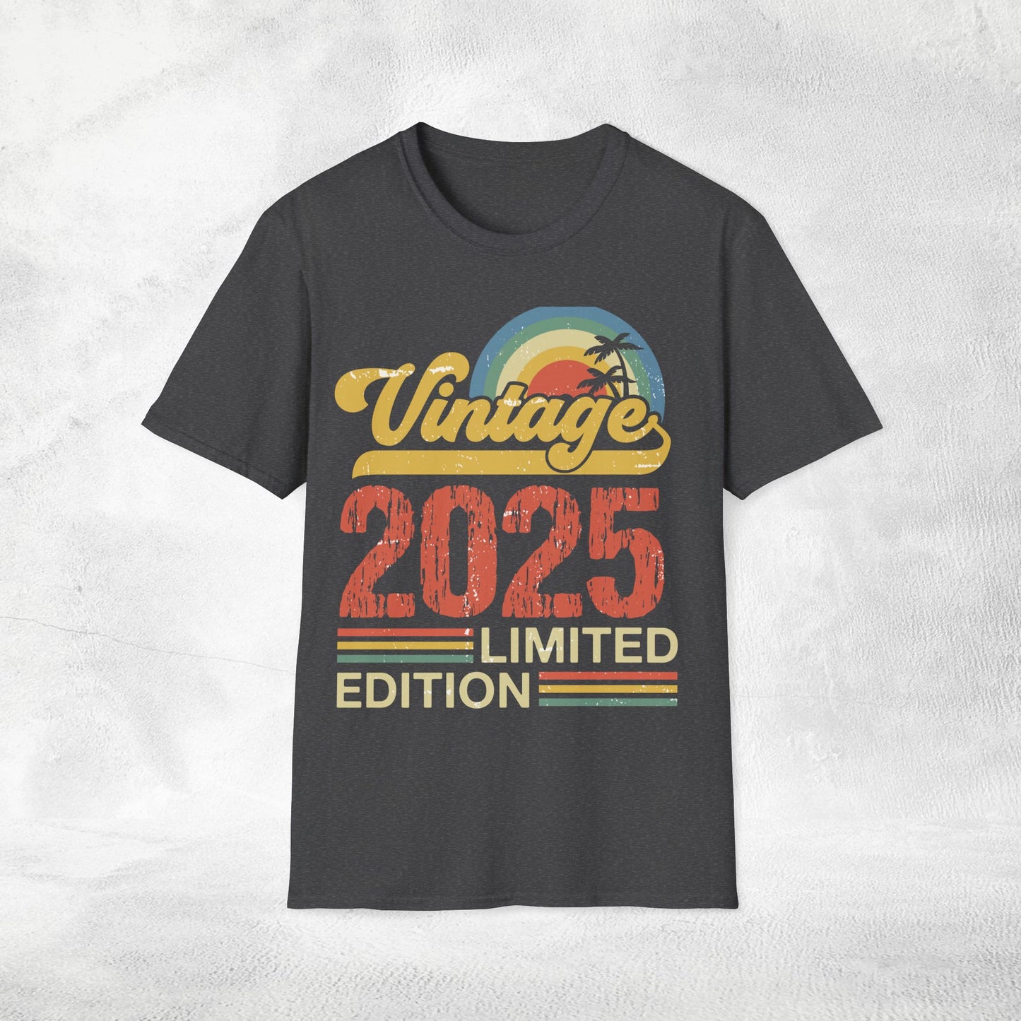 Unisex year of birth shirt 2025