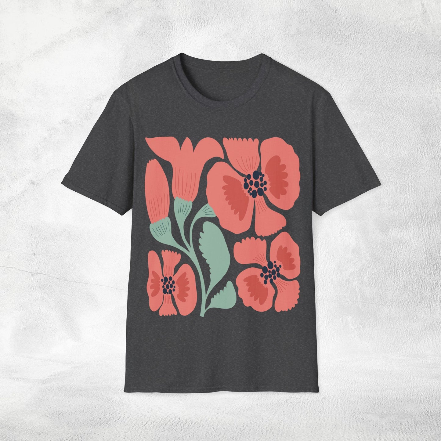 Womens shirt Dänische Blumen