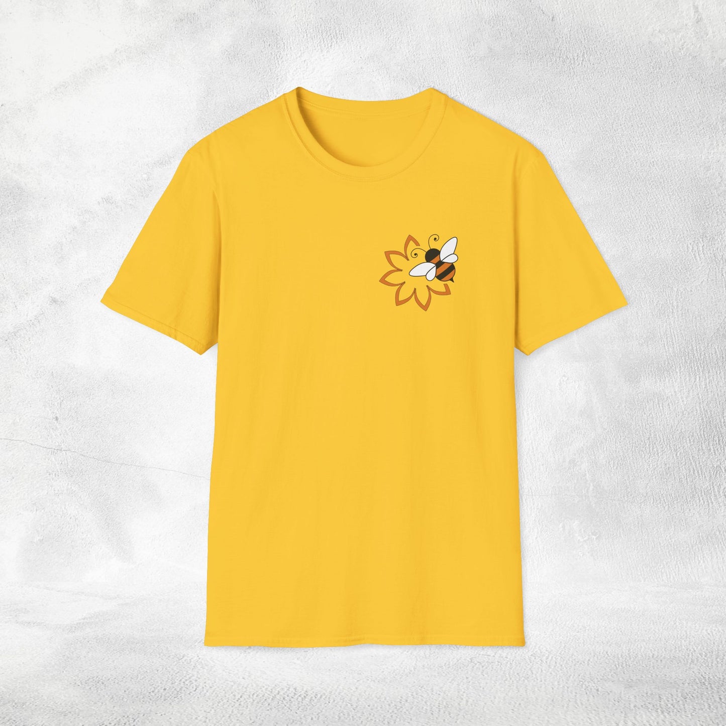 woman's nature inspired shirt bee