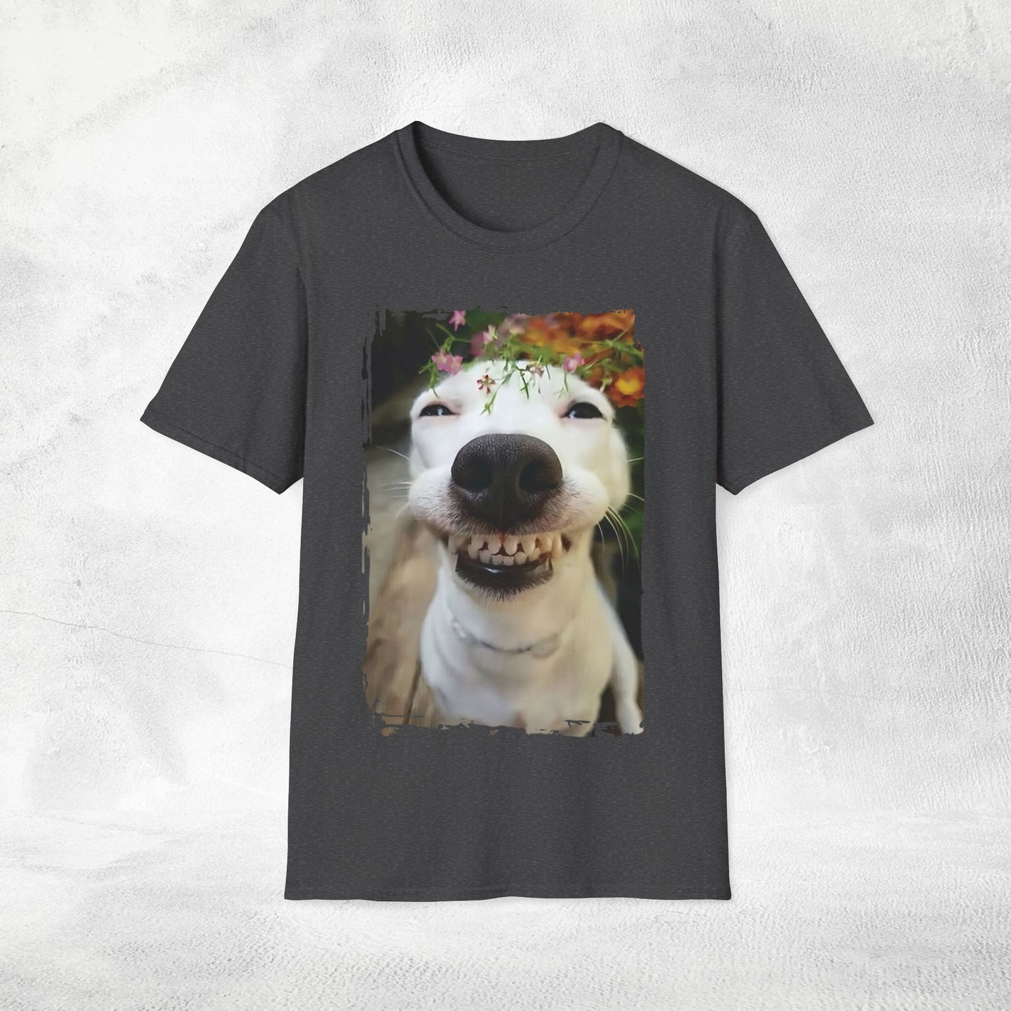 Unisex funny shirt just smile