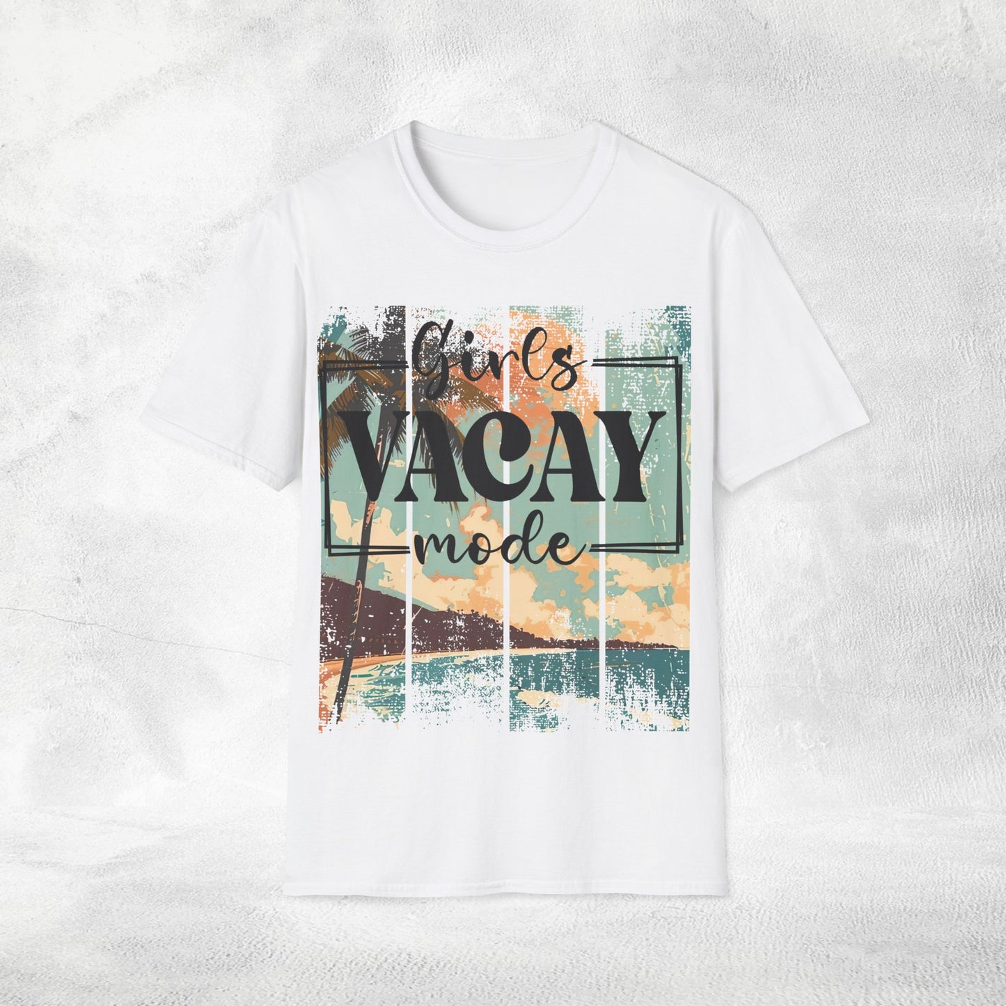 Womens T-shirt girls vacay mode