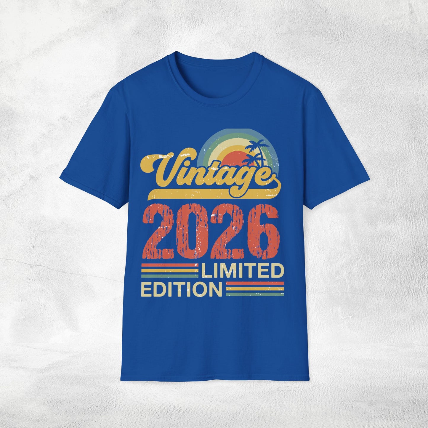 Unisex year of birth shirt 2026