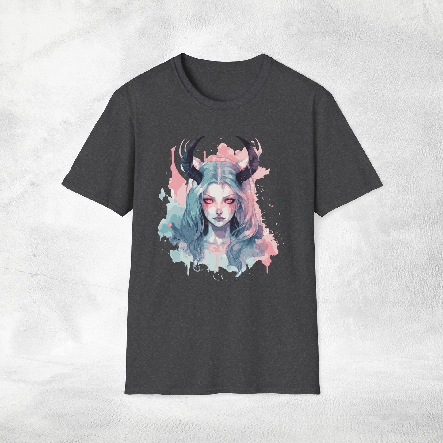 Unisex Gothic Shirt Pastel Baphomet Girl