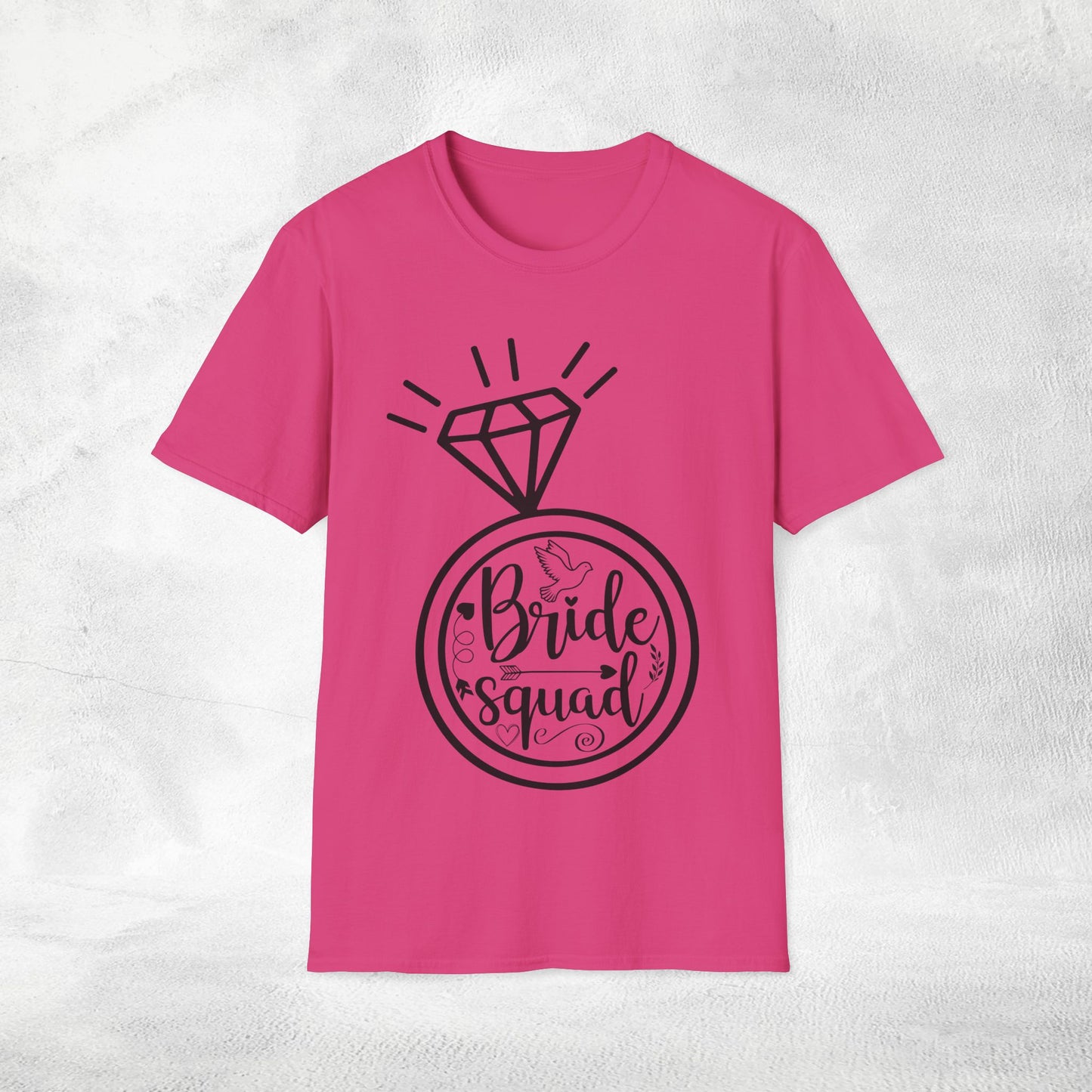 Women's T-Shirt bride squad bachelorette party