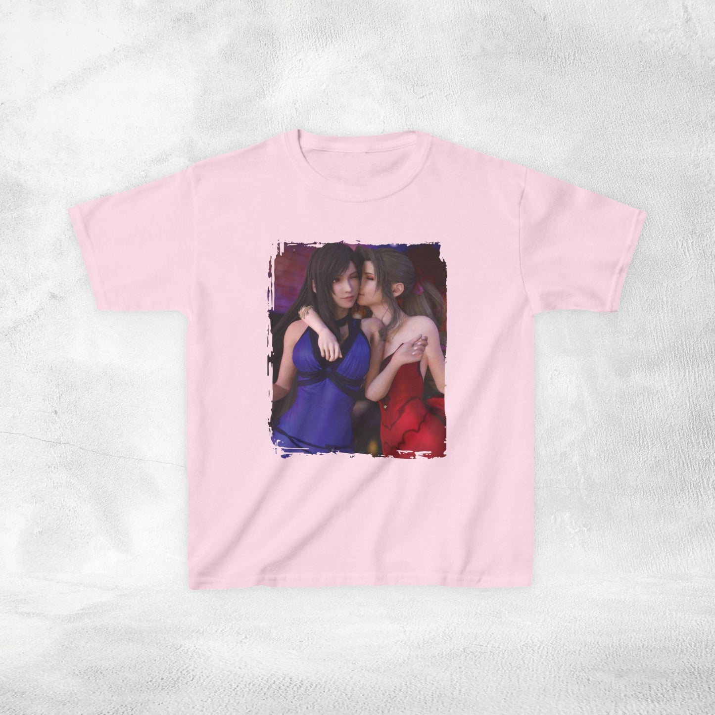 Kids gaming shirt Final Fantasy Tifa Lockhart and Aerith Gainsborough