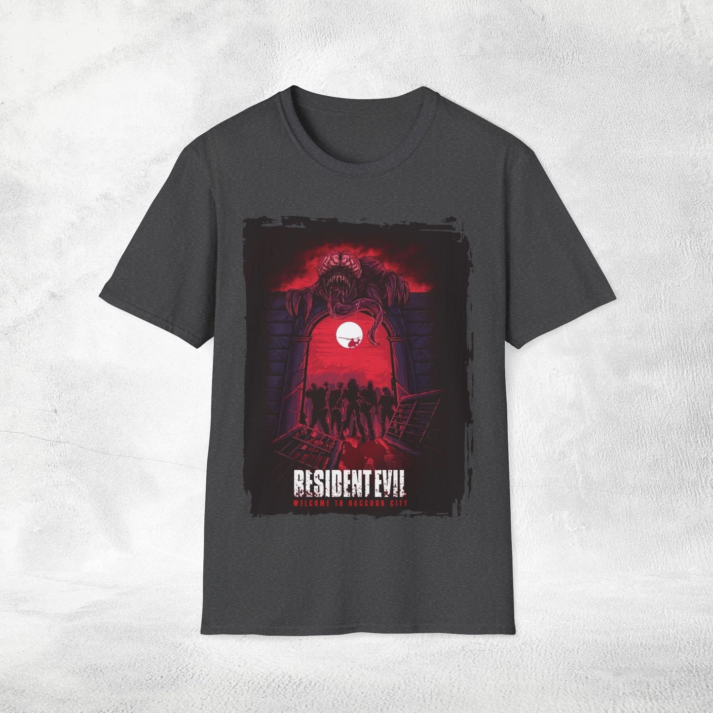Unisex gaming shirt Resident Evil welcome to Raccoon City