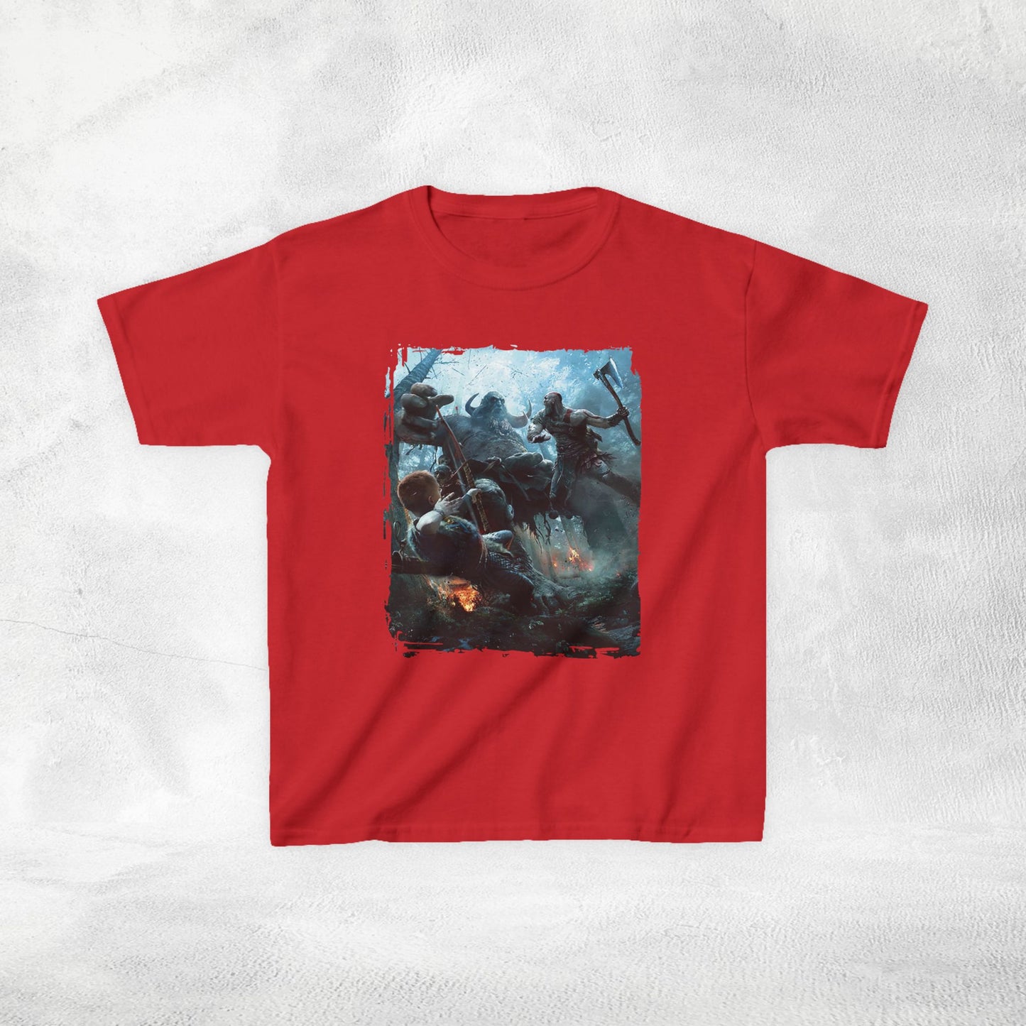 Kids gaming shirt Kratos