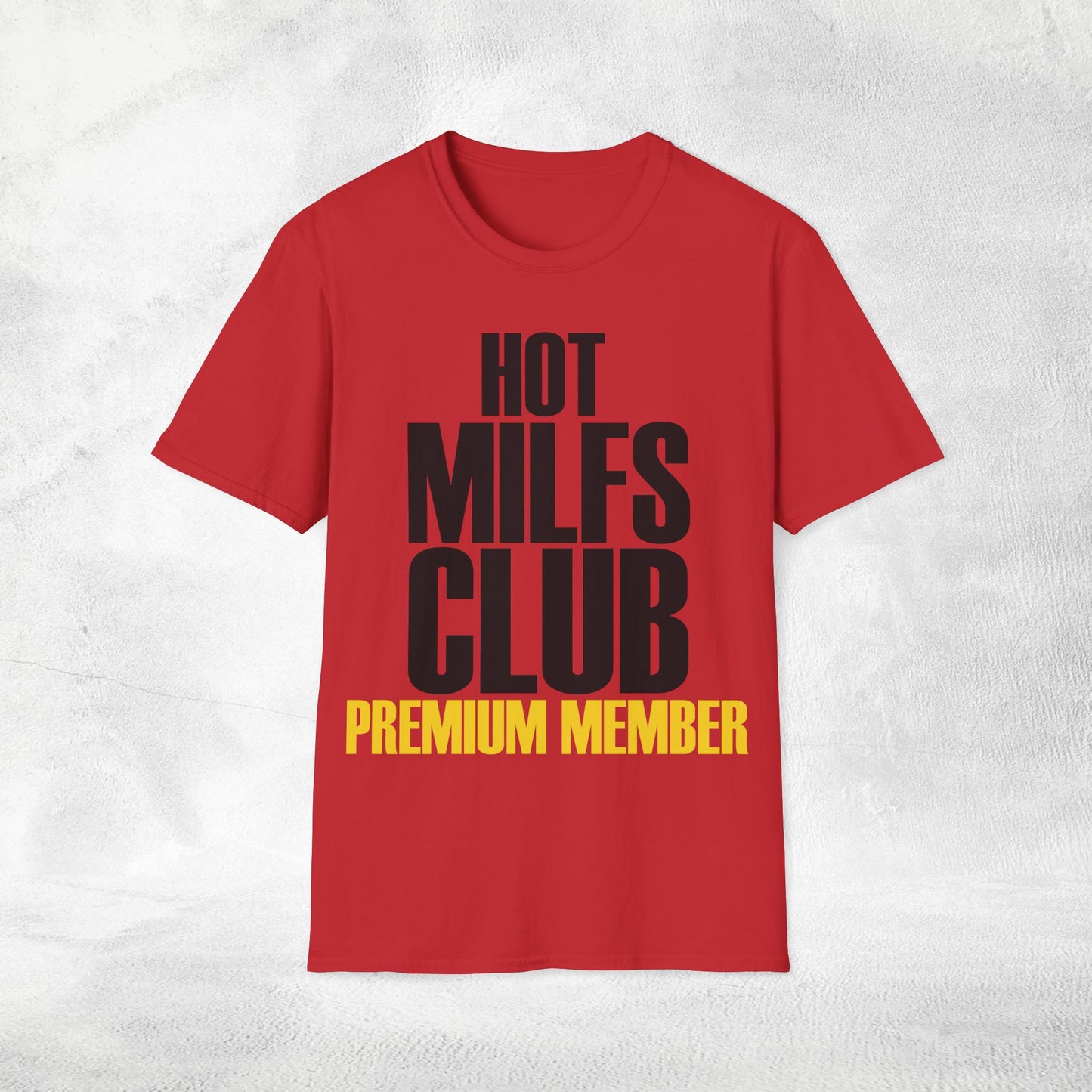 Womens Wifey T-shirt HOT MILFS CLUB Premium Member