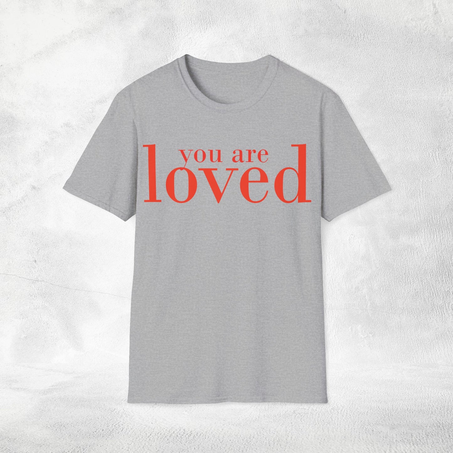 Women's Slogan T-shirt you are loved