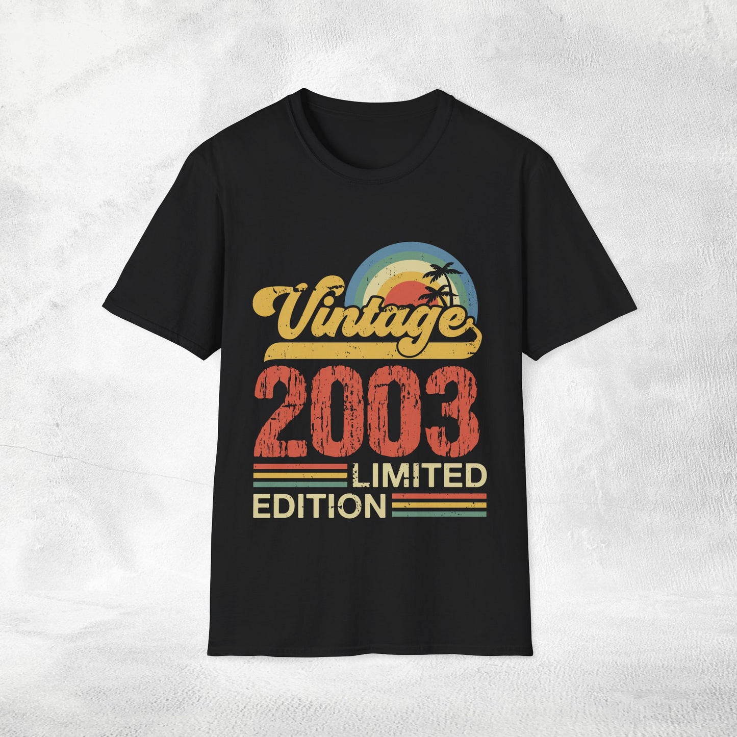 Unisex year of birth shirt 2003
