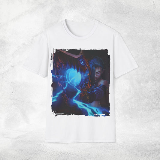 Unisex Gaming shirt Arcane Series LOL Jinx