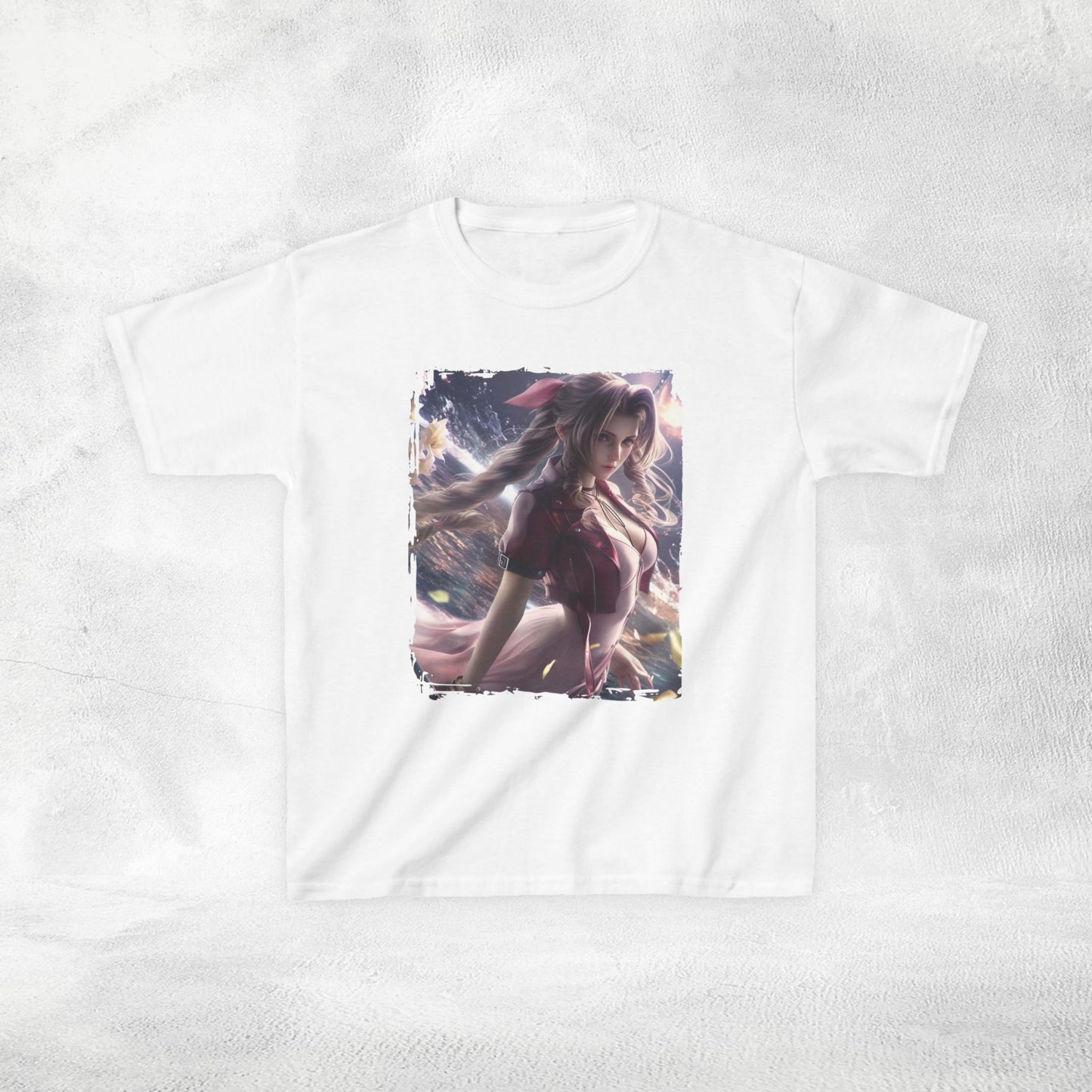Kids gaming shirt Final Fantasy Aerith Gainsborough