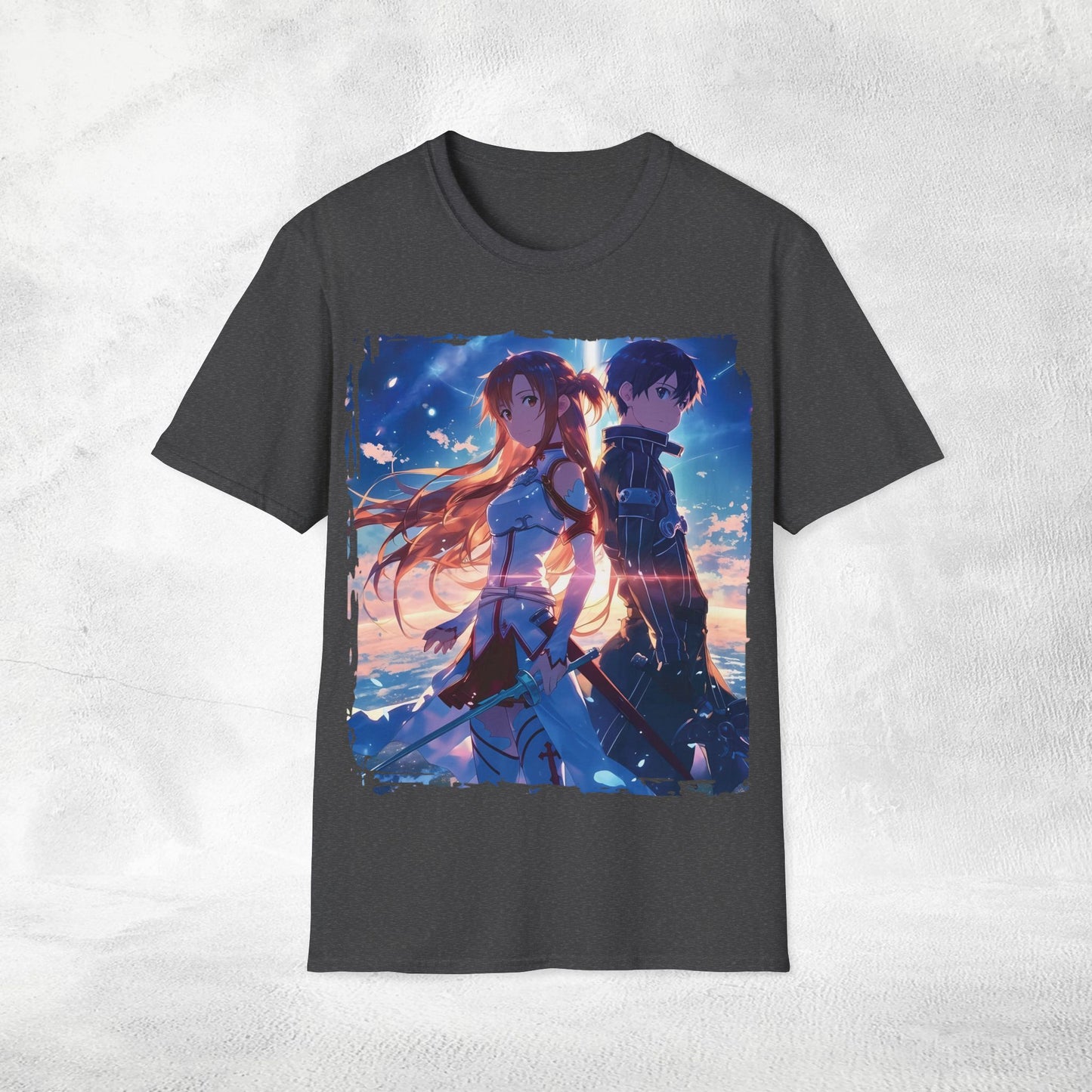 Unisex Anime shirt Kazuto Kirigaya / Kirito and Asuna Yuuki