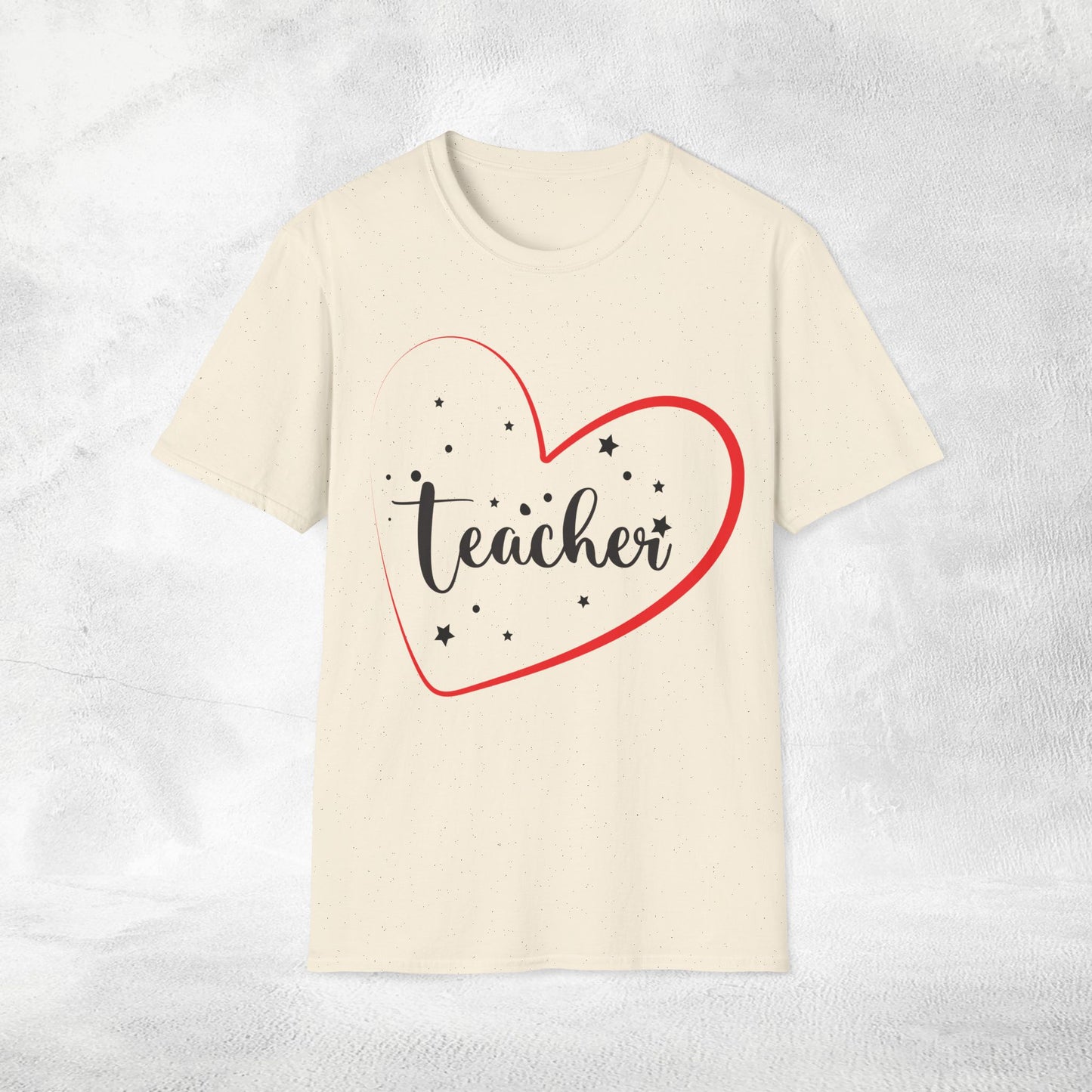 teacher shirt heart