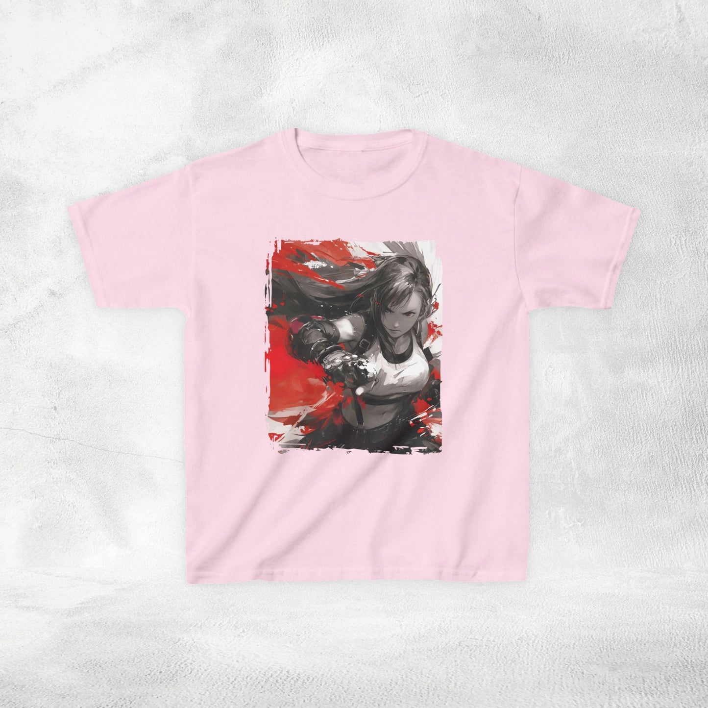 Kids gaming shirt Final Fantasy Tifa Lockhart