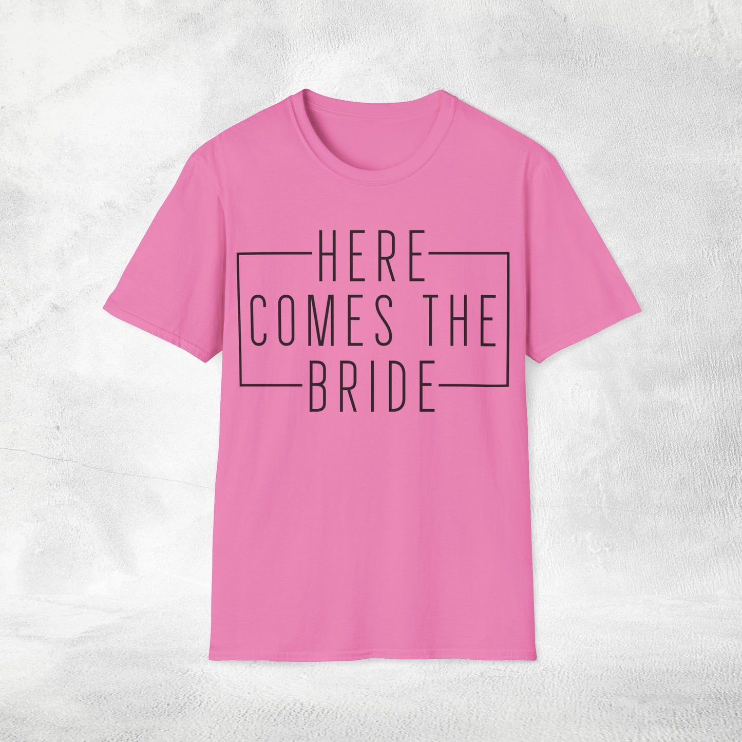 Women's T-Shirt here comes the bride bachelorette party