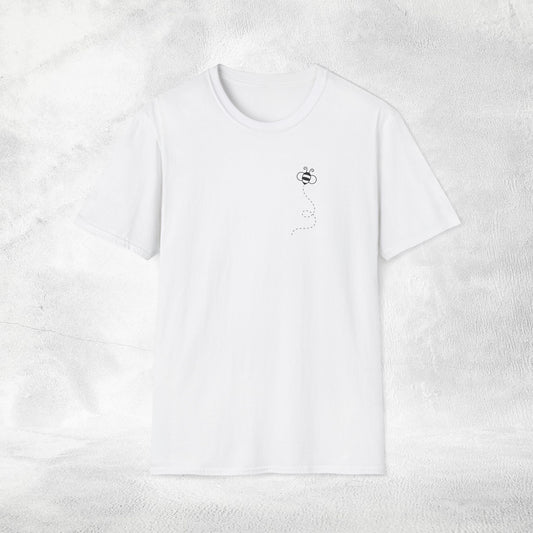 woman's nature inspired shirt bee