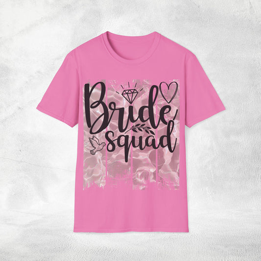 Women's T-Shirt bride squad bachelorette party
