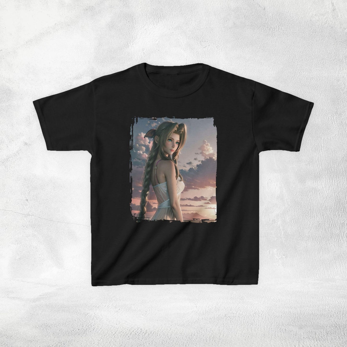 Kids gaming shirt Final Fantasy Aerith Gainsborough